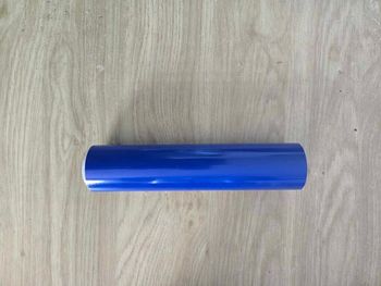 Films adhesif permanent bleu pour machine de découpe (5m)