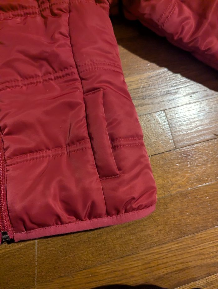 Manteau fillette 3a bordeaux - photo numéro 3