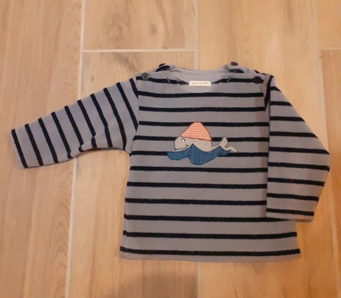 Pull - Grain de blé - 18 mois