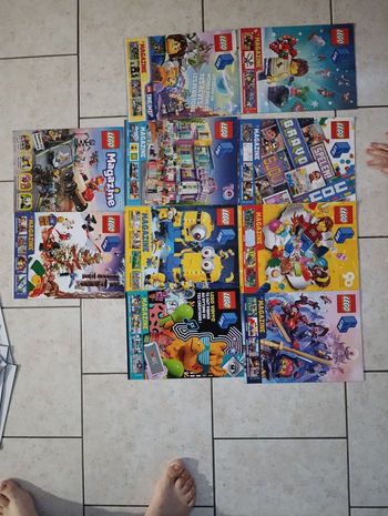 Lot de 19 magazines lego 