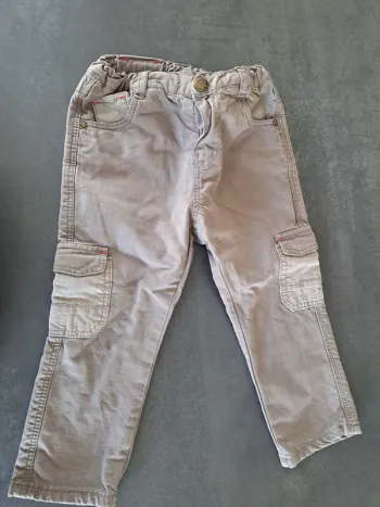 pantalon gris obaibi 18 mois
