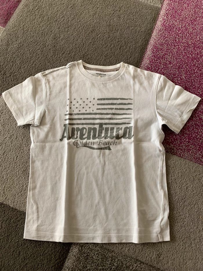Tshirt blanc Vertbaudet taille 6 ans