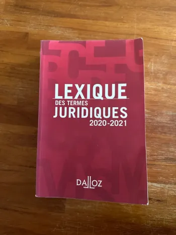 Livre lexique des termes juridiques 2020-2021