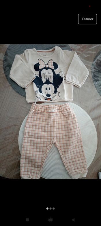 Ensemble 6 mois en très bon état Disney
