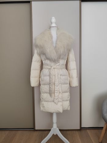 Doudoune mi-longue Ralph Lauren taille S  écru et duvet automne hiver