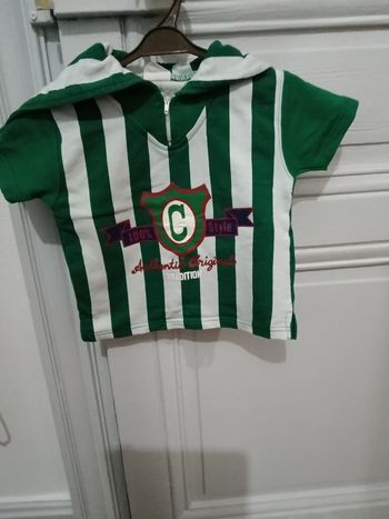 Tee-shirt blanc et multicolore