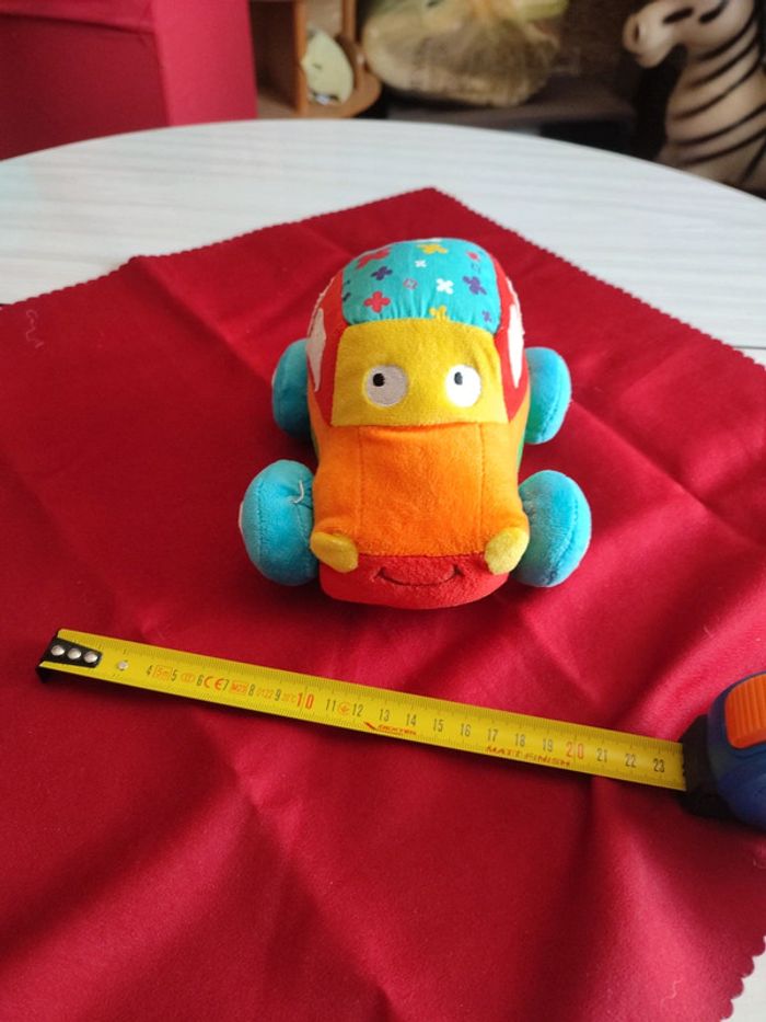 Voiture hochet en peluche - photo numéro 3