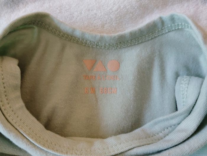 Lot de 5 bodies fin ML - Theme Dino - TAO - photo numéro 10