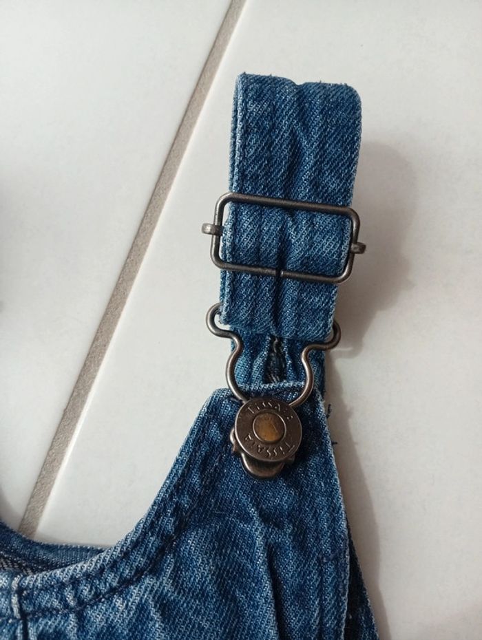 Tissaia - salopette robe en jean taille 5 ans - photo numéro 5