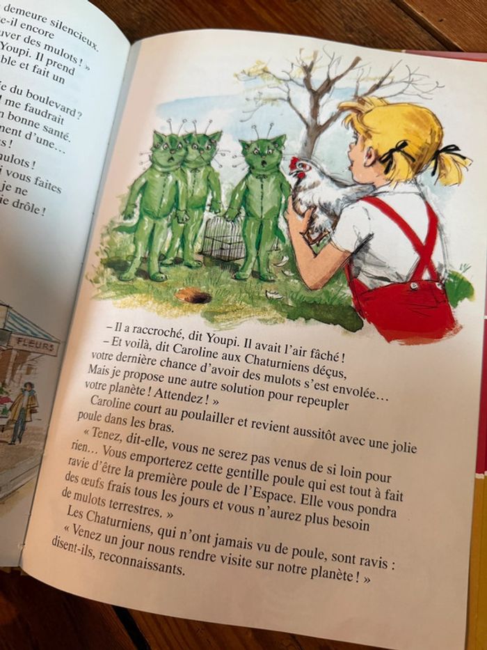 État moyen - Livre Caroline et les extraterrestres édition damiers bd album multicolore - photo numéro 7