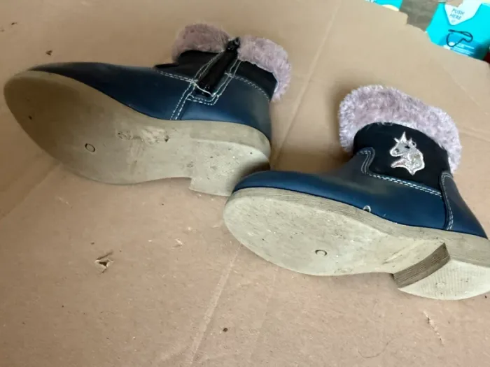 Bottine bleu / taille 23 - photo numéro 5