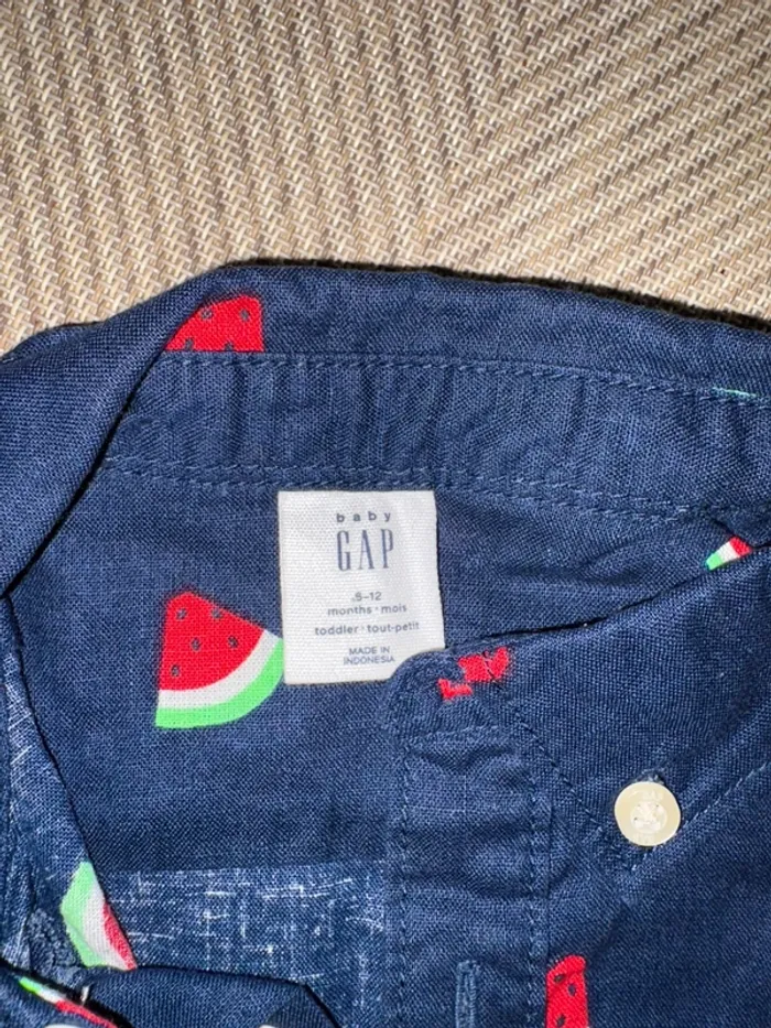 Lots vêtements été garçon levi’s gap Disney 6 9 mois - photo numéro 12