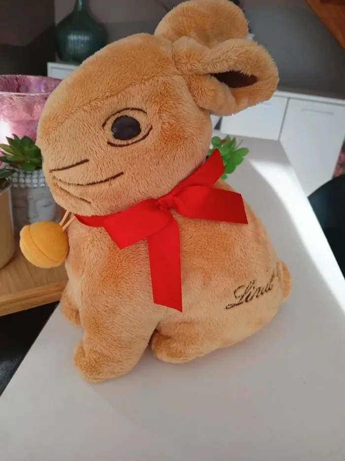 Péluche Lapin Lindt 🌿🎁 - photo numéro 6
