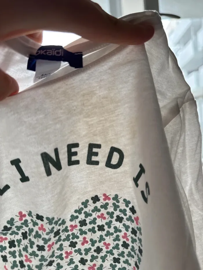 T-shirt all i need is Green - photo numéro 8