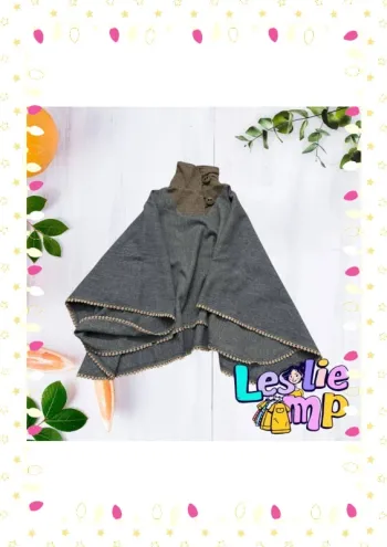 Cape en laine frangin frangine 10 ans