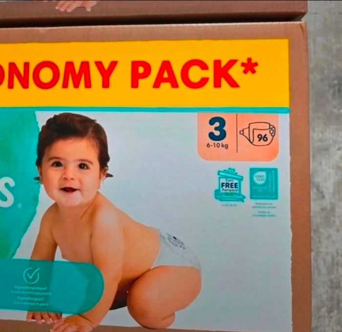 🌟 Pampers harmony 2x96 couches - Taille 3 (6 à 10 kg) 🌟 - photo numéro 2