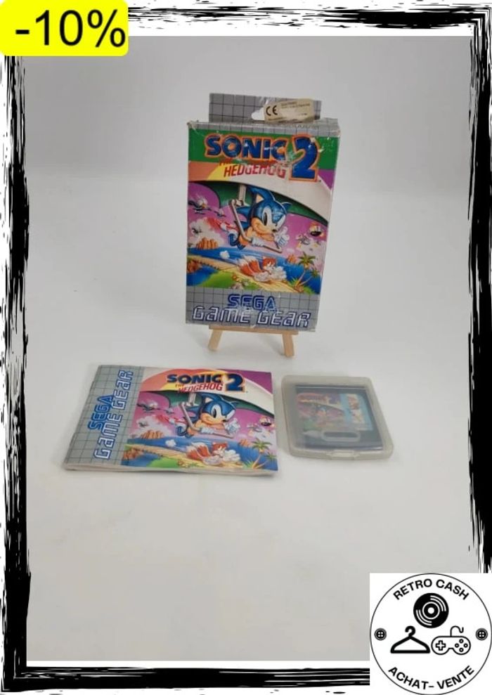 Sonic The Hedgehog 2 - SEGA Game Gear - PAL - Complet