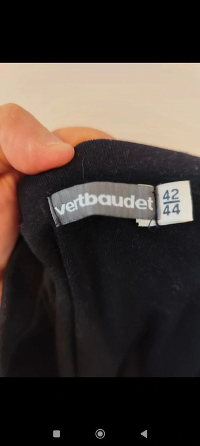 Jupe noire maternité qui épouse parfaitement le ventre taille 42/44 Vert Baudet - photo numéro 3