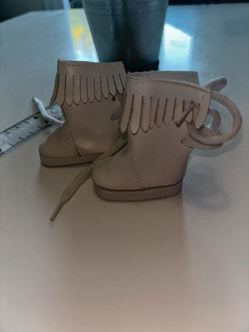 Bottines à franges pour poupée