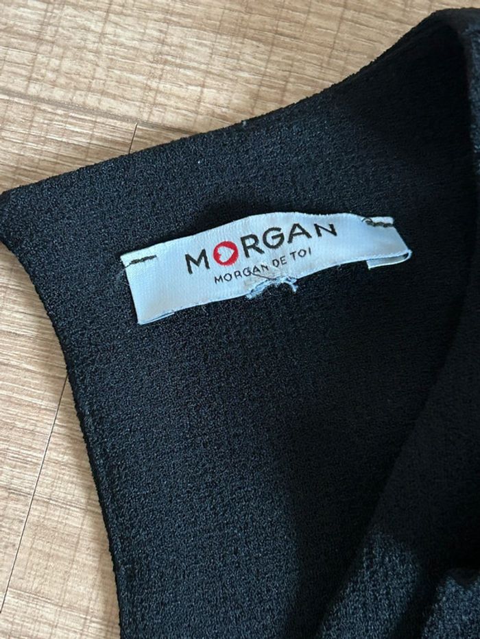 Robe noire à manches courtes Morgan taille 40 excellent état - photo numéro 14