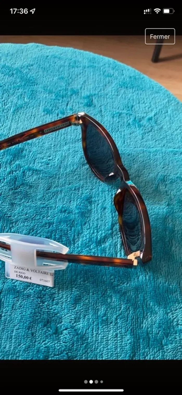 Lunette de soleil zadig & Voltaire - photo numéro 4