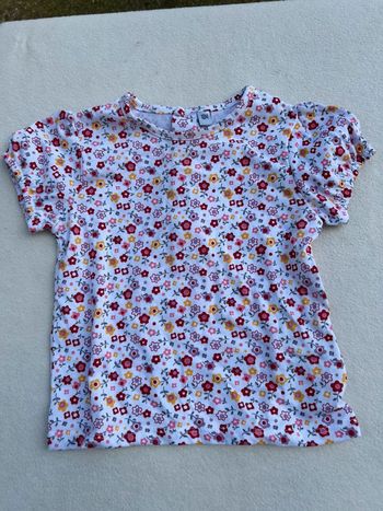 T-shirt fleurie 18 mois