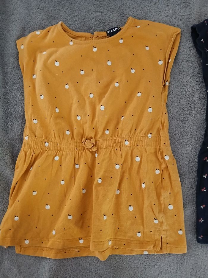 Lot de 2 tuniques/robes 18 mois fille - photo numéro 3