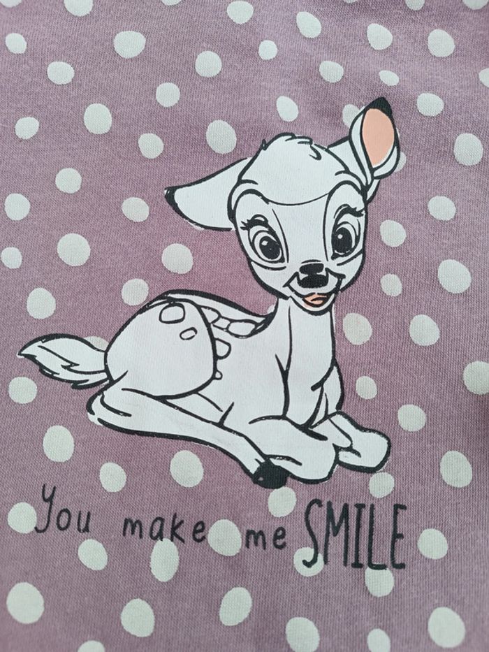 🔸Robe Parme à pois Bambi Disney Baby - 6 12 mois🔸 - photo numéro 4