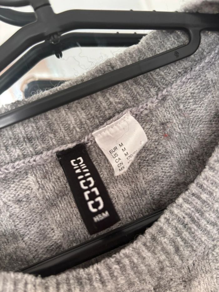 Pull gris H&M M - photo numéro 3