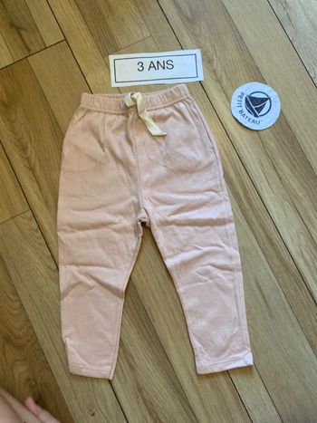 Legging jogging neuf rose 36 mois