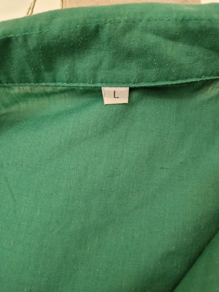 Chemise verte taille l - photo numéro 5