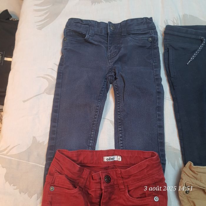 Lot pantalons légers garçon 4 ans - photo numéro 3