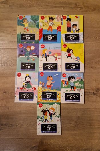 Lot de 10 livres je rentre en cp