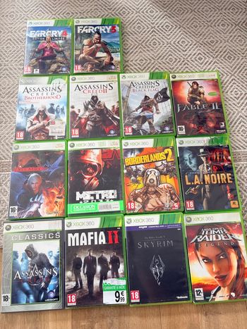 Jeux Xbox 360 lot 
