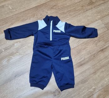 ensemble jogging puma bleu marine bébé garçon 3 mois 62cm