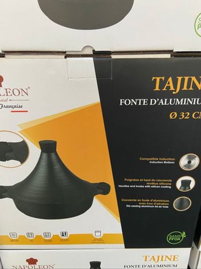 Tajine Napoleon 32cm neuf sans pfoa en fonte d’aluminium
