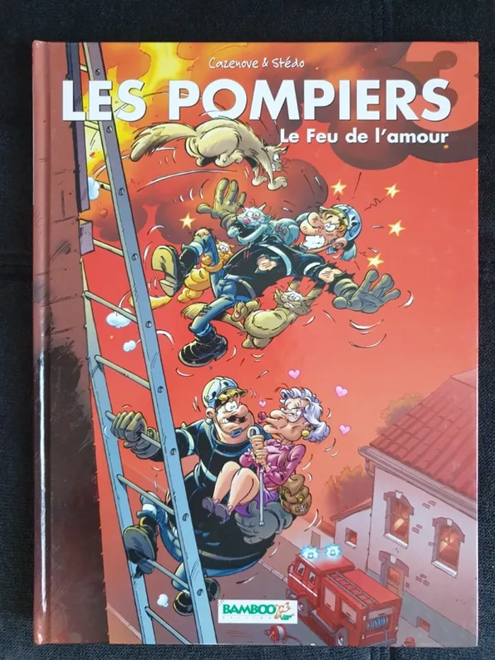 BD Les pompiers 3 "Le Feu de l'amour"