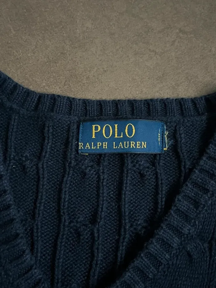 Torsadé Sans Manches Ralph Lauren (Taille S) - photo numéro 4