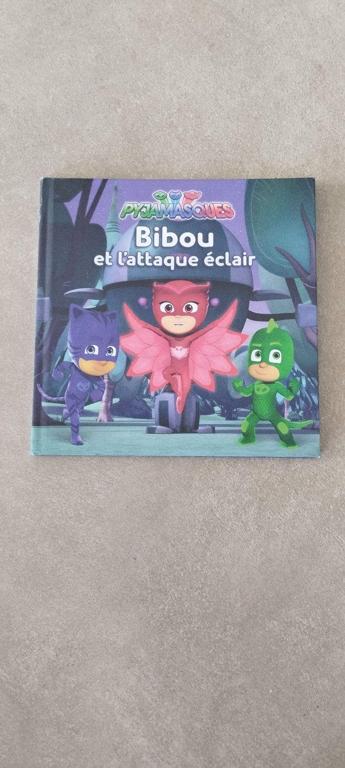 Livre pyjamasques Bibou et l'attaque éclair