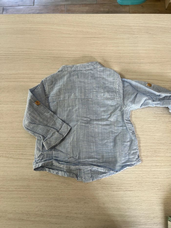 Chemise bleu Verbaudet 3 mois - photo numéro 3