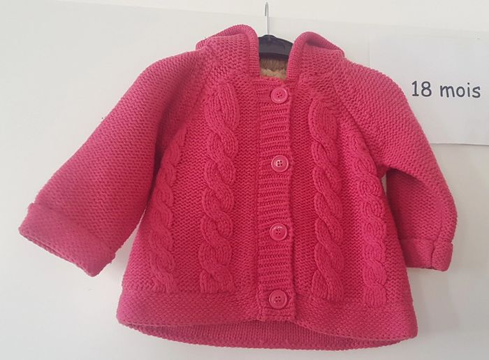 Gilet à capuche 18 mois Tissaia