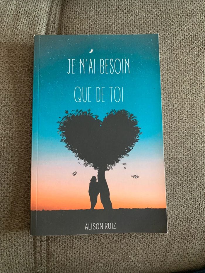 Livre je n’ai besoin que de toi Alison  Ruiz