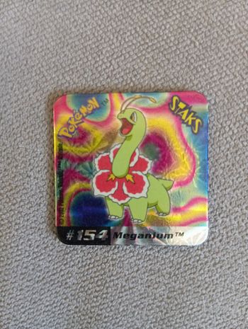 Magnet Pokémon Staks 2002 N°154 Meganium