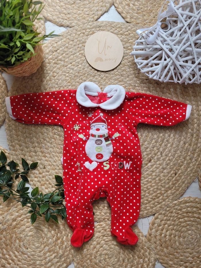 Pyjamas de noel 1mois fille