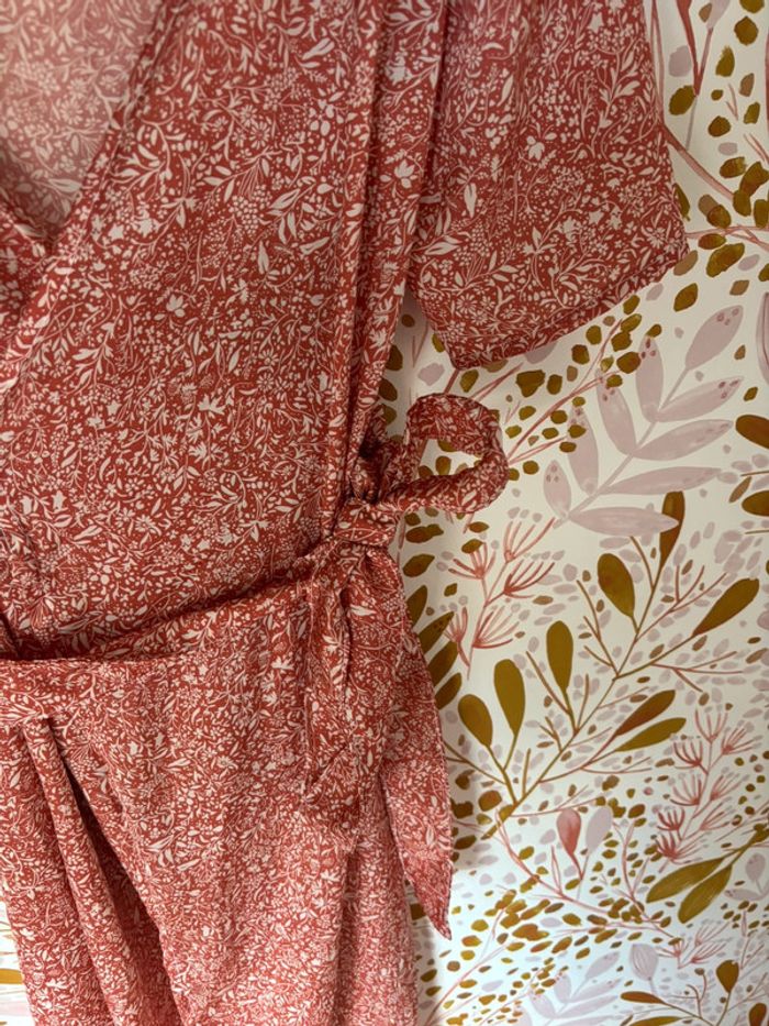 Robe cache cœur fleurie bohème - photo numéro 3