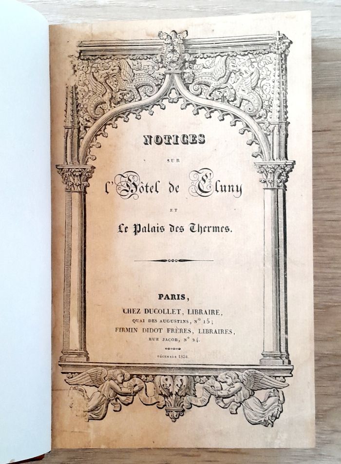 notices sur l'hôtel de Cluny et le palais des thermes