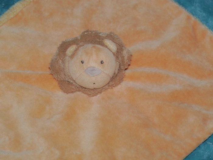 Doudou plat lion les zazous Moulin Roty orange 🦁tbe - photo numéro 2