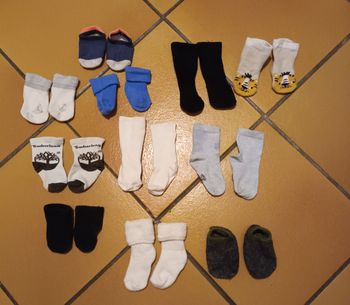 Lot de 12 paires de chaussettes 0 6 mois