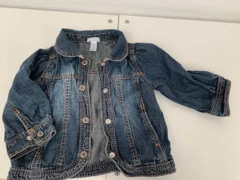Veste en jean Obaibi taille 12 mois