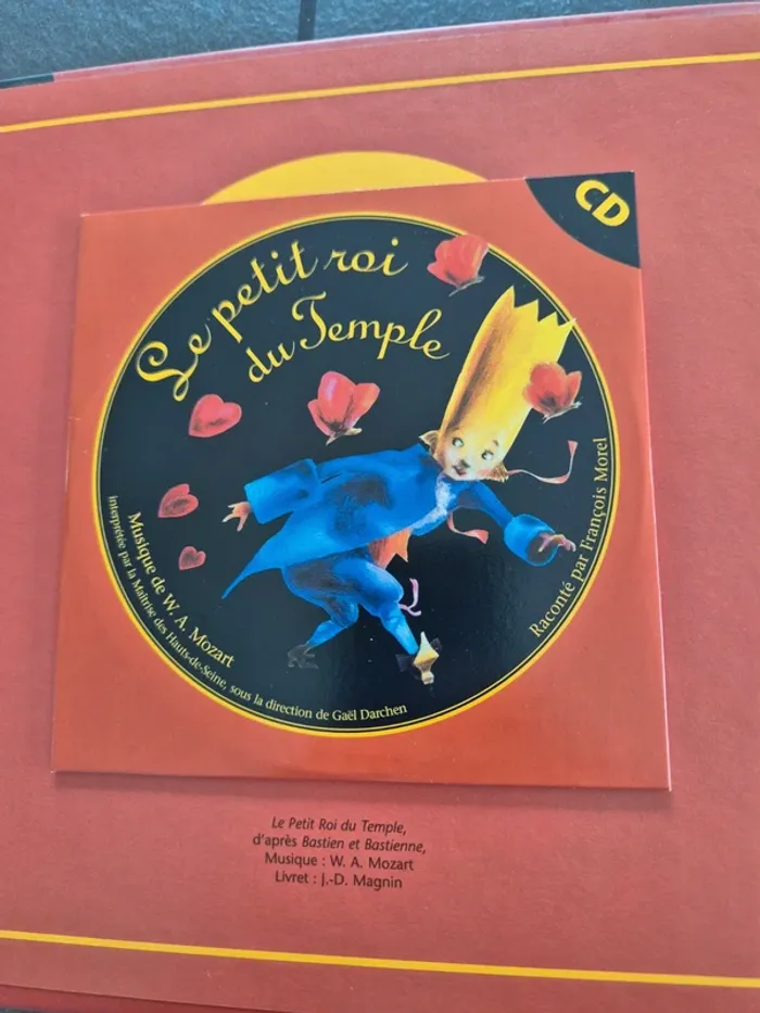 Livre Opera Avec CD pour enfant "Le petit roi du temple" - photo numéro 2